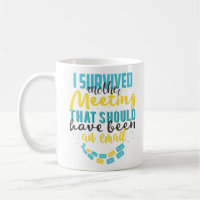 Colourful Typography Funny Coworker Meeting Quotes
