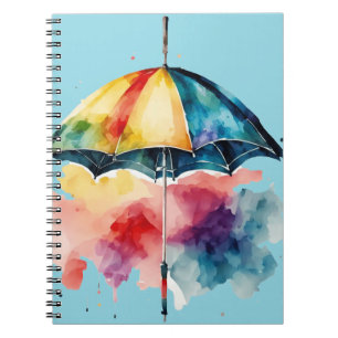 Colourful Umbrella Notebook