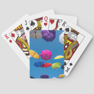 Colourful Umbrella Poker Playing Cards