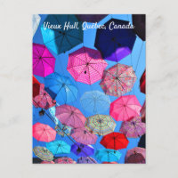 Colourful Umbrellas in Vieux Hull Québec