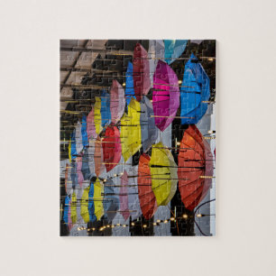 Colourful Umbrellas Jigsaw Puzzle
