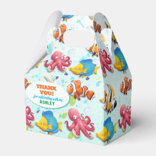 Colourful Under the Sea Kids Birthday Favour Box