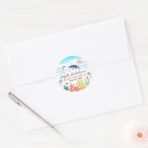 Colourful Under the Sea Watercolor Baby Shower