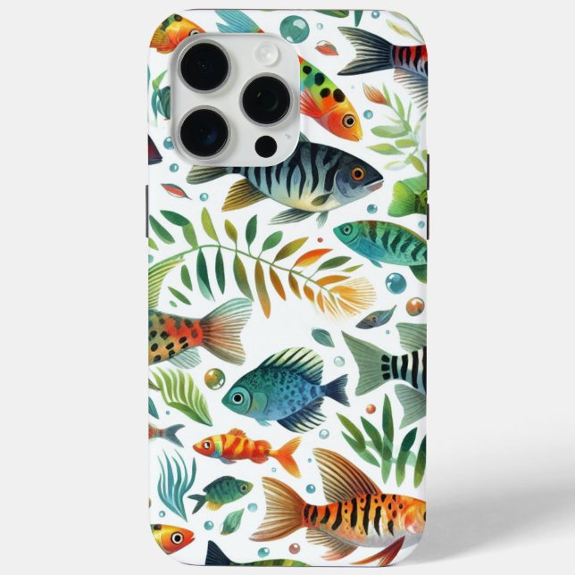 Colourful underwater fish art Case-Mate iPhone case (Back)