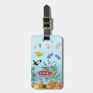 Colourful Underwater Scene    Luggage Tag