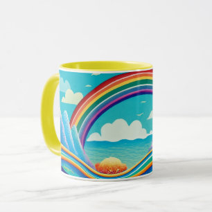 Colourful Underwater Under the Rainbow Mug