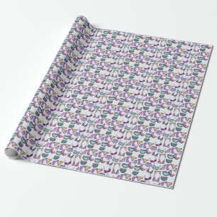 Colourful underwear: seamless pattern design. wrapping paper
