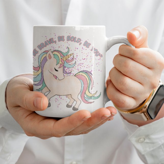 Colourful Unicorn Be You Ceramic Mug (Creator Uploaded)