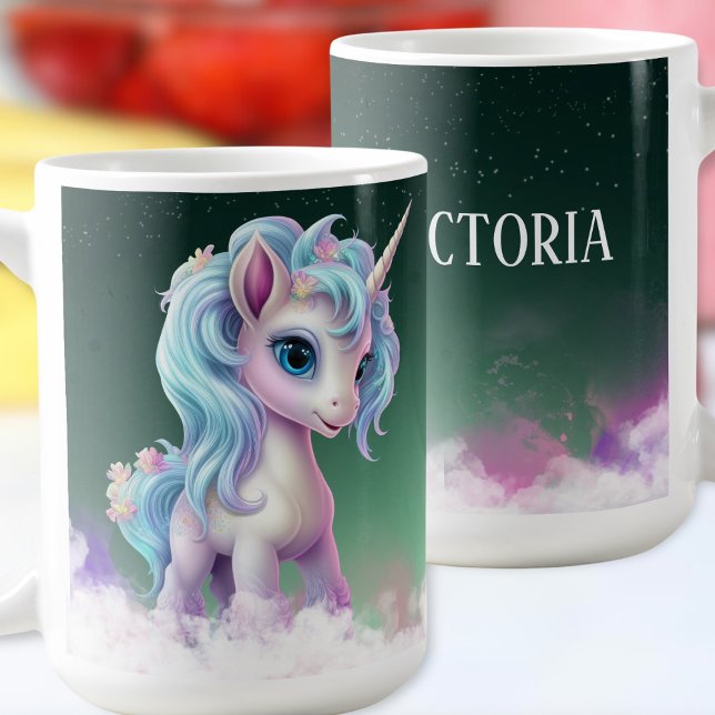 Colourful Unicorn Name Mug (Creator Uploaded)