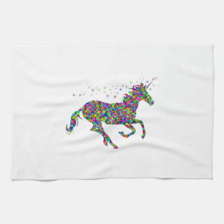 Colourful Unicorn Tea Towel