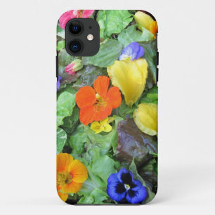 Colourful Unique Flower Salad iPhone 11 Case