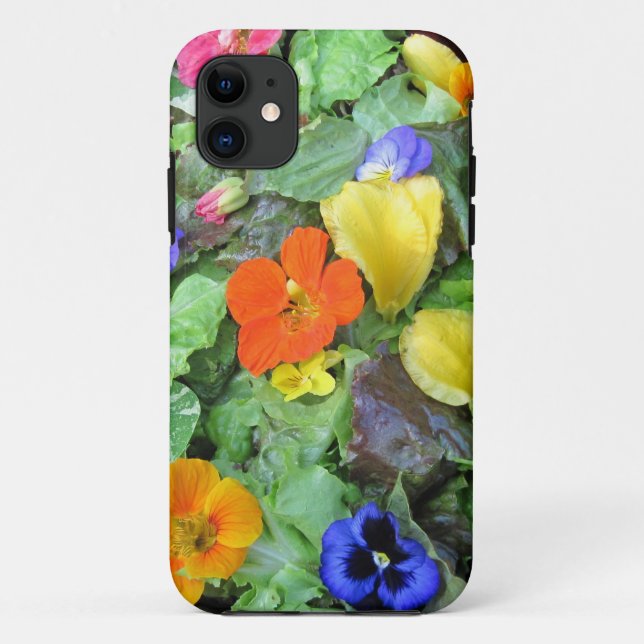 Colourful Unique Flower Salad Case-Mate iPhone Case (Back)