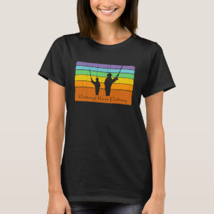 Colourful Unique Retro Vintage Men's Women's Bass T-Shirt