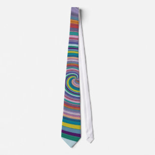 Colourful Unique Swirl Pattern Tie
