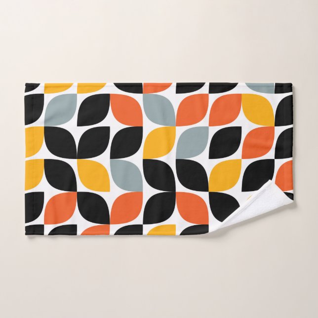 Colourful, unique, trendy, urban leaf concept hand towel (Hand Towel)