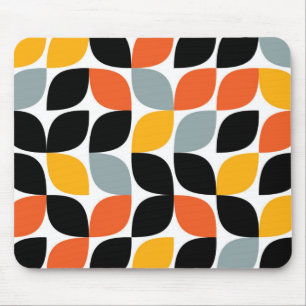 Colourful, unique, trendy, urban leaf concept mouse pad