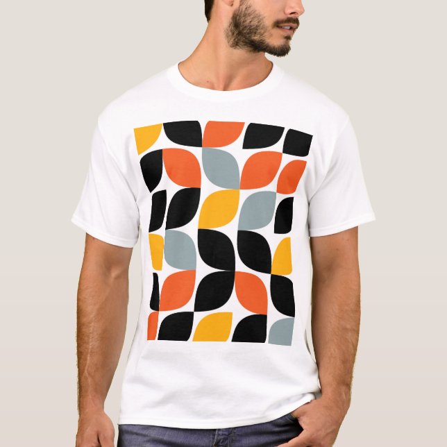 Colourful, unique, trendy, urban leaf concept T-Shirt (Front)