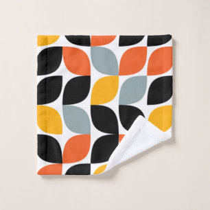 Colourful, unique, trendy, urban leaf concept wash cloth