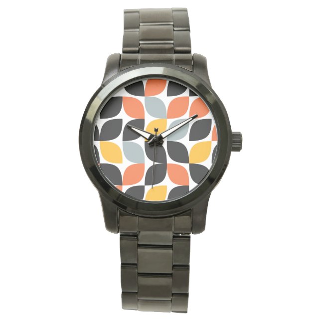 Colourful, unique, trendy, urban leaf concept watch (Front)