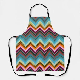 Colourful V Shape Pattern  Apron