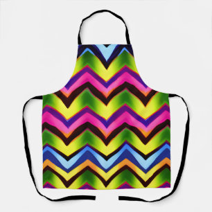 Colourful V Shape Seamless Pattern  Apron