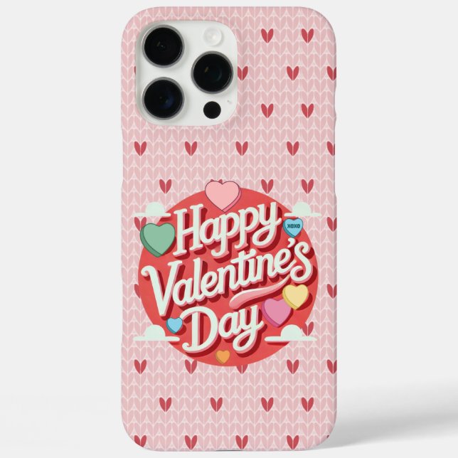 Colourful Valentine's day heart  Case-Mate iPhone Case (Back)