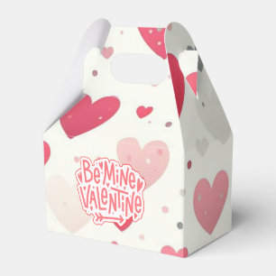 Colourful Valentine's day heart Favour Box