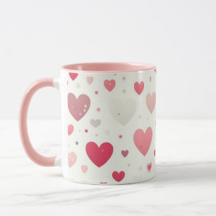 Colourful Valentine's day heart Mug