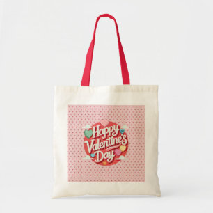 Colourful Valentine's day heart Tote Bag