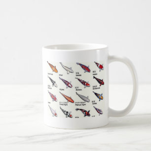 Colourful Varieties of Koi Fish Nishikigoi Drawing Coffee Mug