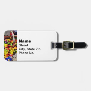 Colourful Vegetables in a Farmer's Market Luggage Tag