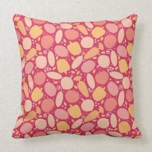 Colourful vegetables pattern cushion