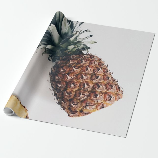 Colourful Vegetables Wrapping Paper (Unrolled)