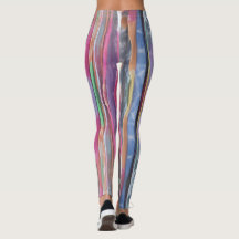 Colourful veritically striped tie-dye pattern