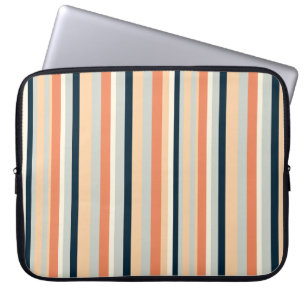 Colourful Vertical Stripe Patterned Laptop Sleeve