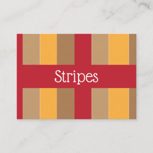 Colourful Vertical Stripes Business Card