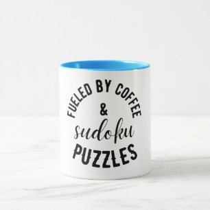 Colourful Vibes: Customise Sudoku Coffee Mug