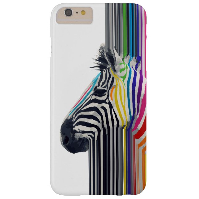 Colourful Vibrant Stripes Zebra Painting Case-Mate iPhone Case (Back)