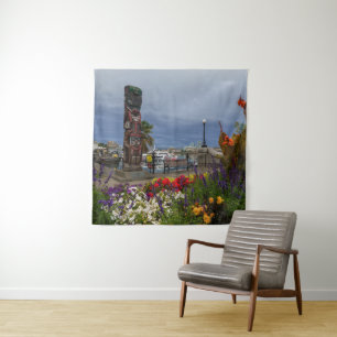 Colourful Victoria Harbour Tapestry