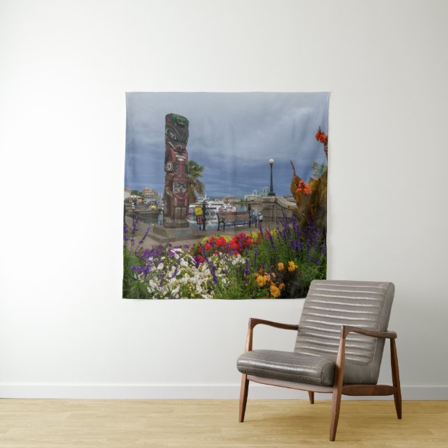 Colourful Victoria Harbour Tapestry (In Situ)