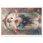 Colourful Victorian Carnival Flamingo BH4 Decoupag