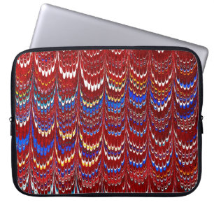 Colourful Victorian Marbled Paper Cover