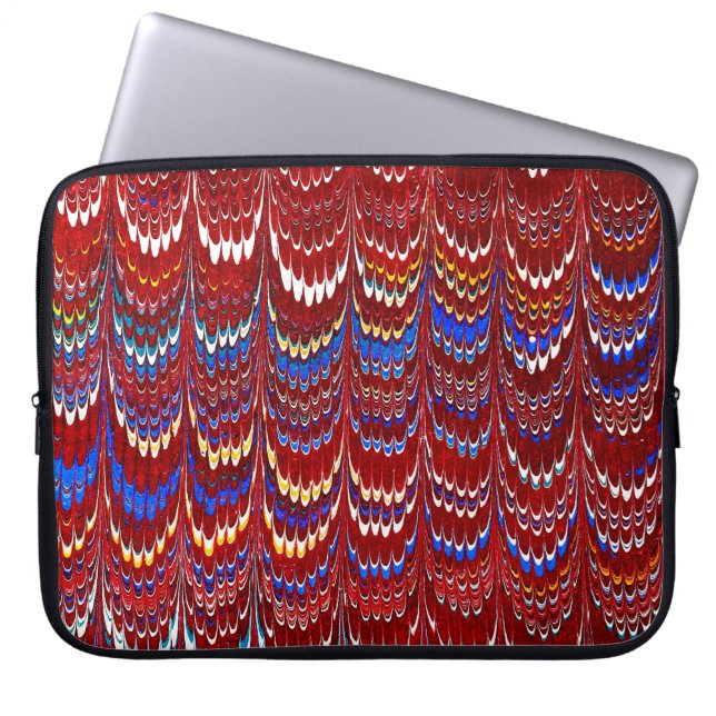 Colourful Victorian Marbled Paper Cover (Front)