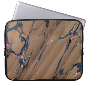 Colourful Victorian Marbled Paper Cover