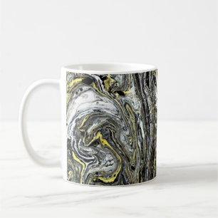 Colourful Victorian Marbled Paper Cover Coffee Mug