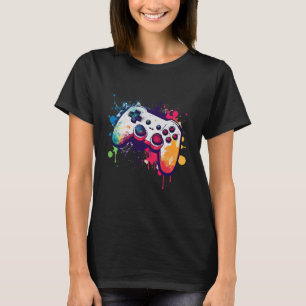 Colourful Video Game Controller - Joystick - Conso T-Shirt