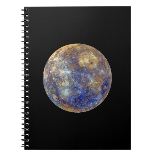 Colourful View of Mercury Notebook (Front)