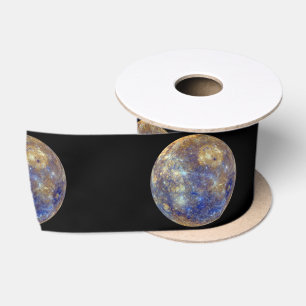 Colourful View of Mercury Satin Ribbon