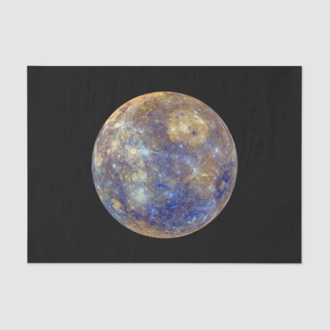 Colourful View of Mercury Tissue Paper (Front)