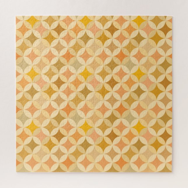 Colourful vintage: abstract pattern. jigsaw puzzle (Vertical)